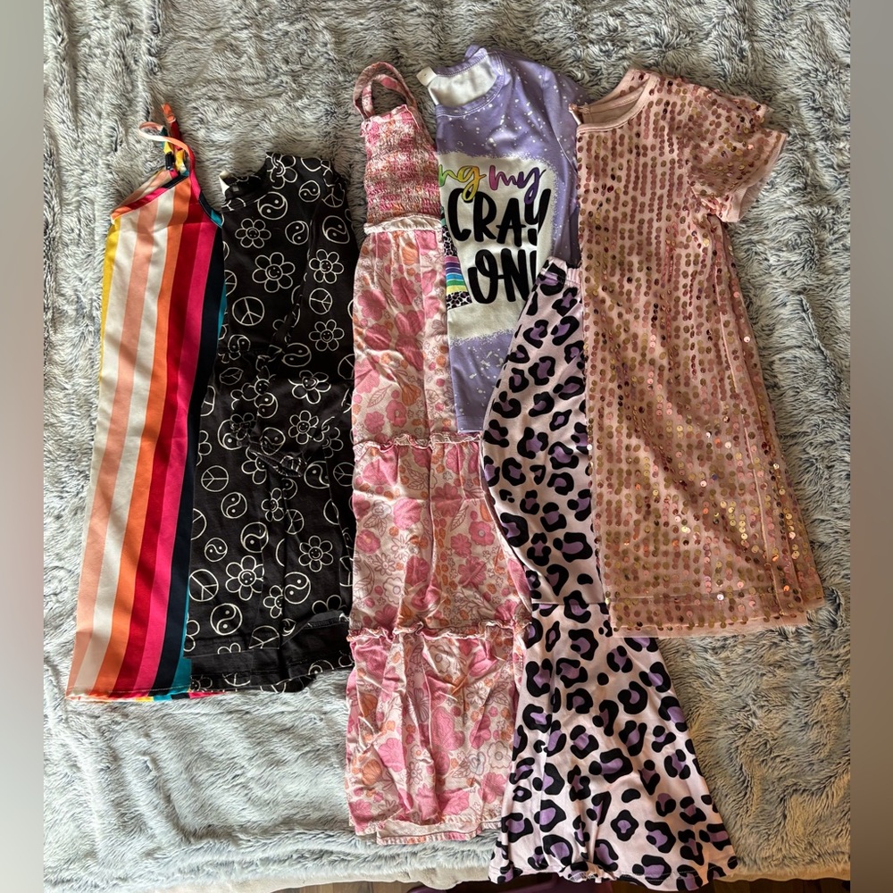 Colorful Girls' Dress Collection